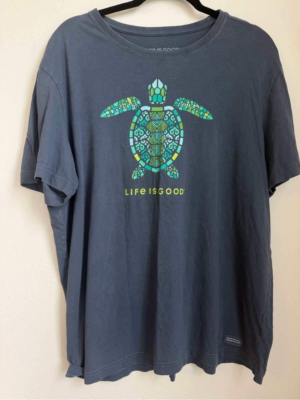 Life is good Turtle tee shirt